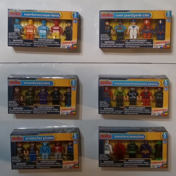 Make It Blocks Lego Monsters Spacemen Superheroes Wizards Figures Set lo… - Picture 11 of 11